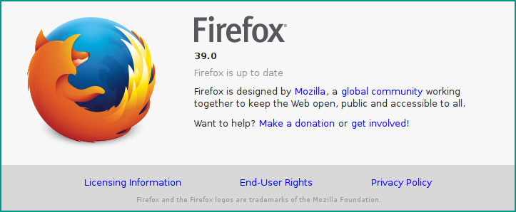 Firefox sous Debian Jessie