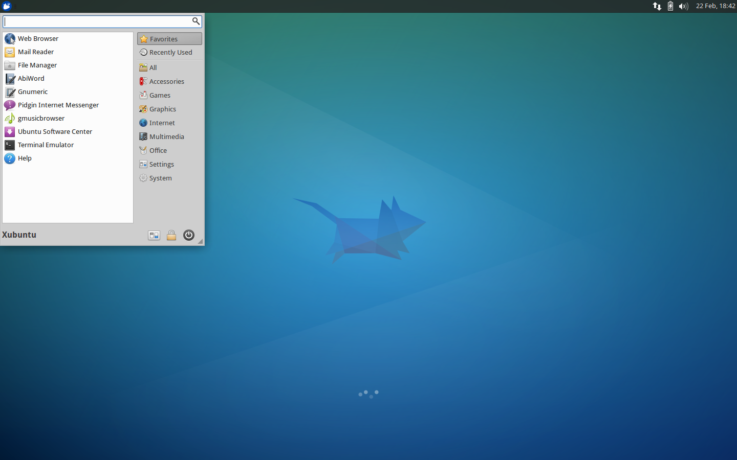 Xubuntu et son bureau Xfce